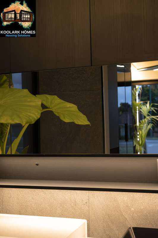 High-end interior feature wall in a KOOLARK HOMES modular home in Perth, WA
