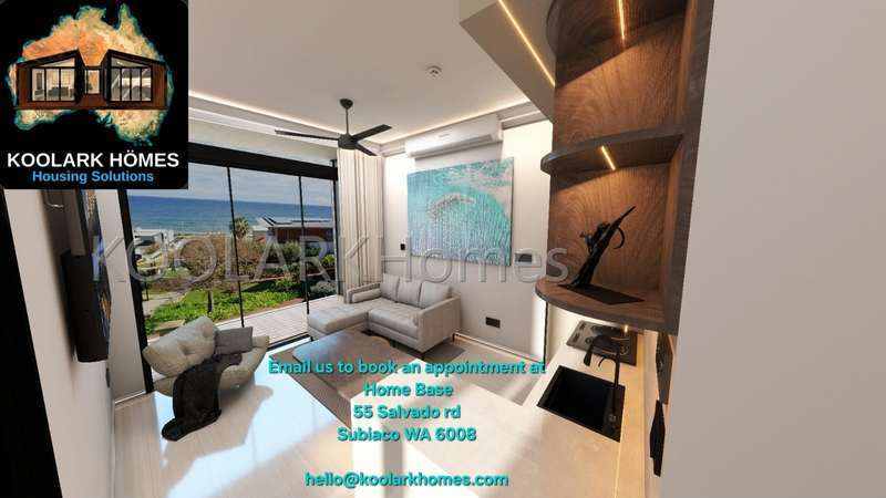 Coastal finishes at KOOLARK HOMES modular homes at Homebase Subiaco, beside Bunnings Subiaco, with a free consultation with the designer.