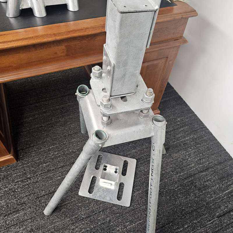 KOOLARK HOMES display footing with galvanised hardware and adjustable connection components